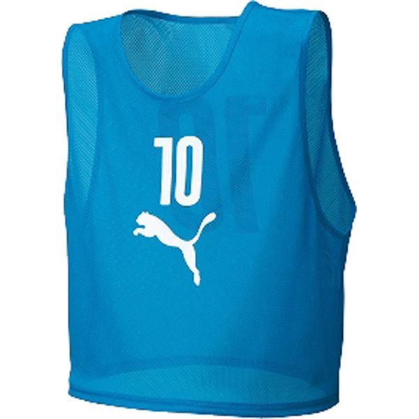 PUMA プーマ サッカーウエア ビブスセット 10枚組 アトミック ブルー XXL 920604 03
