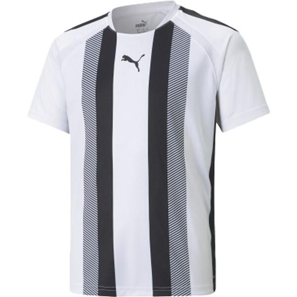PUMA プーマ サッカーシャツ TEAMLIGA ストライプ ゲームシャツ JR 130cm 705147 04