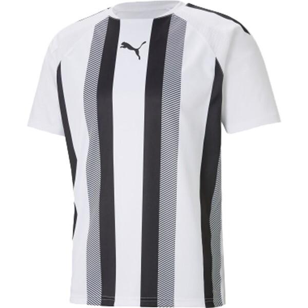 PUMA プーマ サッカーシャツ TEAMLIGA ストライプ ゲームシャツ ホワイト M 705152 04