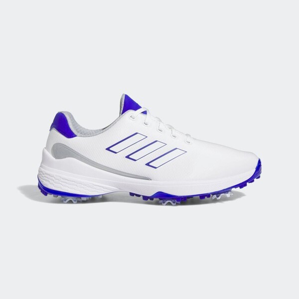 ADIDAS アディダス ゴルフシューズ メンズ 2023年モデル ソフトスパイク ZG23 LIR48 ホワイト/ブルー 25.5 cm