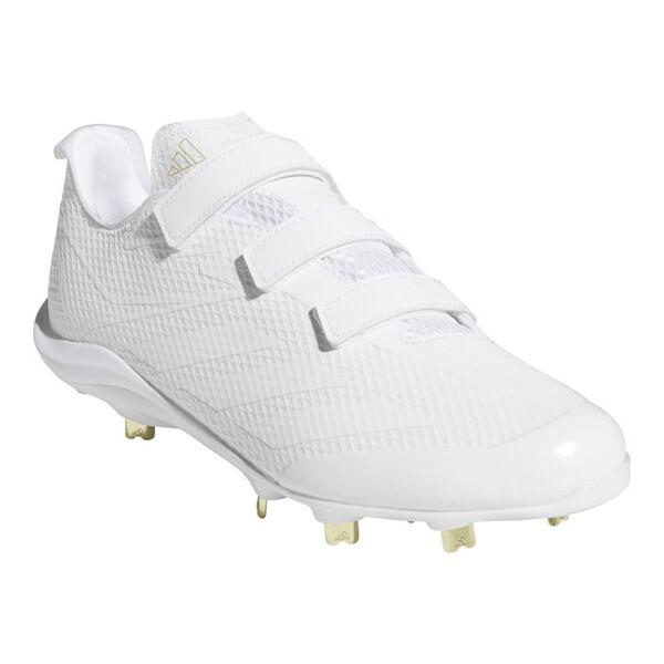 ADIDAS アディダス 野球 JS2166 アディゼロ エレクトリック ジャパン 面ファスナー フットウェアホワイト/フットウェアホワイト/フットウェアホワイト 25.0cm [野球スパイク]