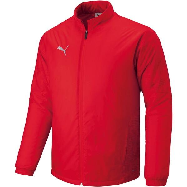 PUMA プーマ スポーツウエア TEAMCUP パテッド ウーブン JKT レッド S 660402 01