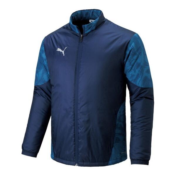 PUMA プーマ サッカーウエア 660402 06 TEAMCUP パテッド ウーブン J ネイビー M