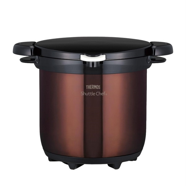真空保温調理器 サーモス シャトルシェフ KBG-4500-CBW ブラウン IH