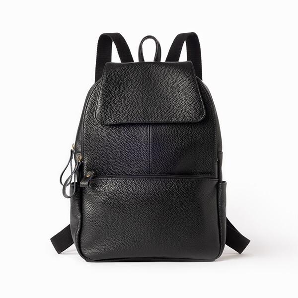 小田清 豊岡工房 軽量牛革リュック ブラック 440501