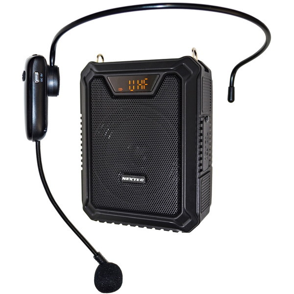 拡声器 ポータブル拡声器 高出力25W 2人同時使用 小型ハンズフリー拡声