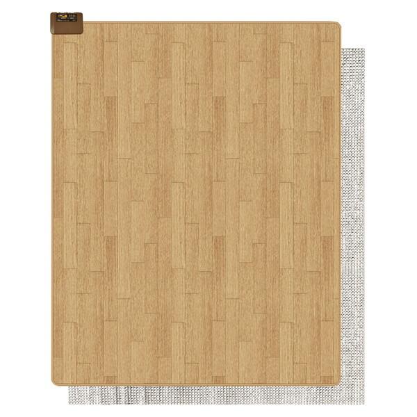 広電 Lifon SJC3015-WCJ ライトベージュ 日本製 [フローリング調 ホットカーペット 本体＋あったかシート付 3畳]