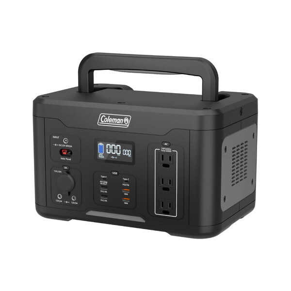 多摩電子工業 Coleman ポータブル電源600W CLM-TL117K2 ブラックの通販は 35,620円