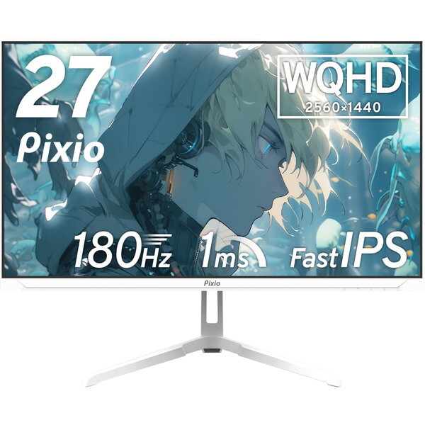 しん Pixio PX278WAVEW-O ホワイト [27インチ ゲーミングモニター]の