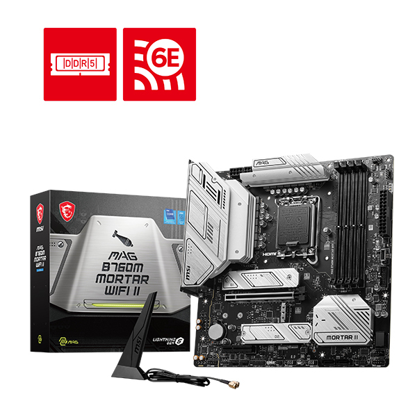 MSI MAG B760M MORTAR WIFI II [マザーボード]