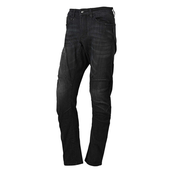 RIDEZ LIGHT CORDURA DENIM ナロークロッチ ブラック 2XL RDB2008 [バイク ストレッチ デニム]