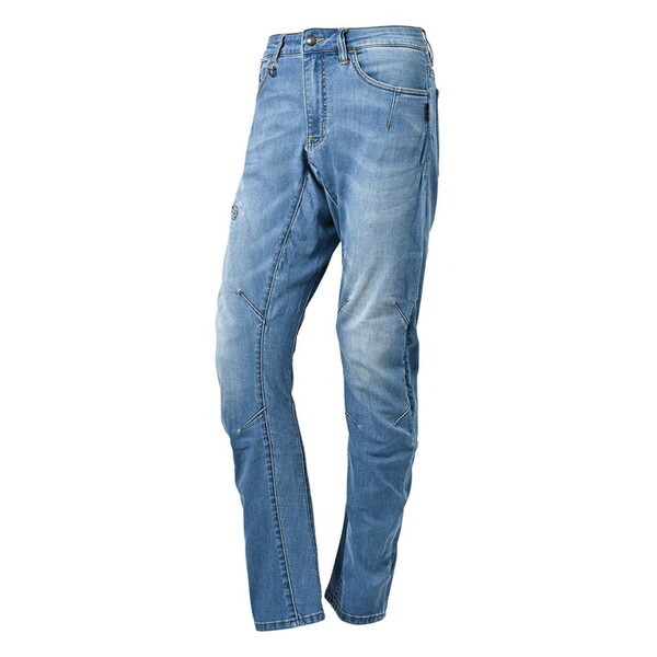 RIDEZ LIGHT CORDURA DENIM ナロークロッチ ライトブルー XL RDB2008 [バイク ストレッチ デニム]
