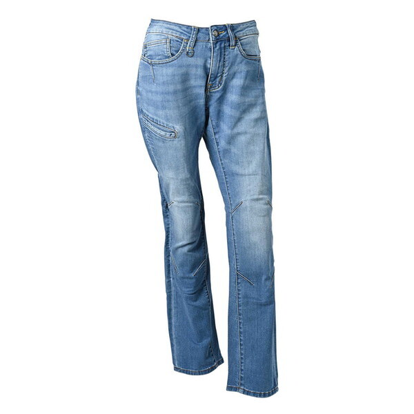 RIDEZ SUGAR RIDEZ LIGHT CORDURA DENIM ストレート ライトブルー L SDB2002 [バイク ストレッチ デニム レディース]
