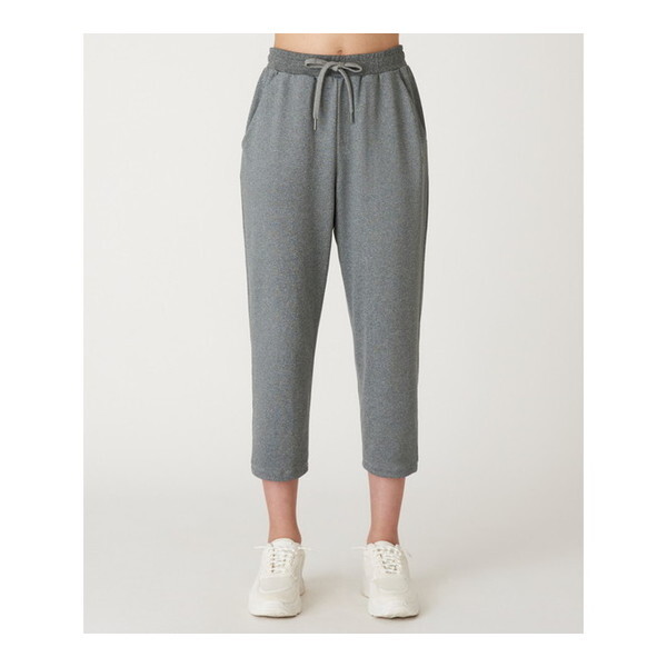 リアルストーン カプリパンツ RS-C523PP-GRAY-L グレー Lサイズ ウエスト70.0 トレーニングウェア レディース 下 スポーツ アウトドア 冬 消臭 吸水 速乾