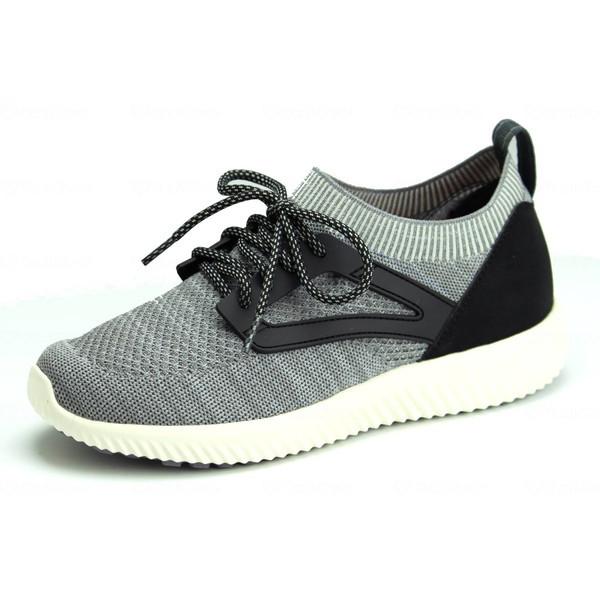 マリアンヌ SaiSai ストレッチニットスニーカー WG130 グレー S メーカー直送の通販は 5,170円