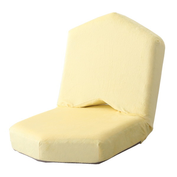 ホームテイスト SH-07-OKTA 三角座椅子 Chammy-チャミー- イエロー メーカー直送の通販は 5,460円