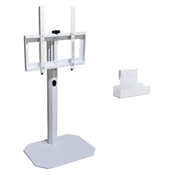 ホームテイスト 大人かわいい 八角テレビスタンドロー HDDホルダーセットOKOTG-SET--WH ホワイト ロータイプ メーカー直送の通販は