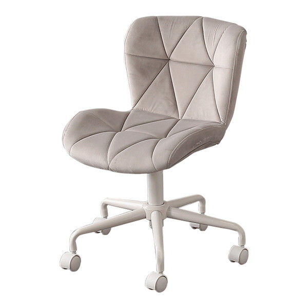 デスクチェア 大人かわいいチェア グレー おしゃれ オフィスチェア ワークチェア 昇降 チェア イス 椅子 学習 テレワーク Elance エランセ OK-CRC--GY