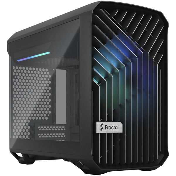 Fractal Design FD-C-TOR1N-02 ブラック Torrent Nano RGB Black TG Light Tint [ミニタワー型PCケース (Mini-ITX対応)]