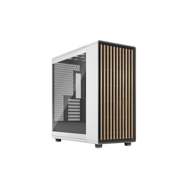 Fractal Design FD-C-NOR1X-04 ホワイト + オーク木材使用のフロントパネル North [PCケース]