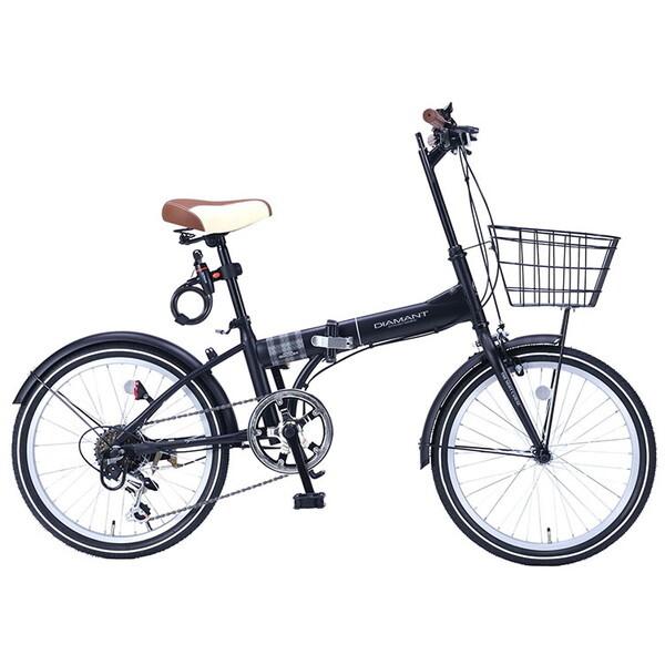 マイパラス MF205 GROOM BK 折畳自転車20・6SP・オールインワン マットブラック メーカー直送