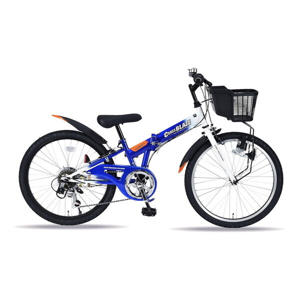 マイパラス MYPALLAS MJ822F BL 折畳ジュニアMTB22・6SP ブルー [マウンテンバイク (22インチ・6段変速)] メーカー直送