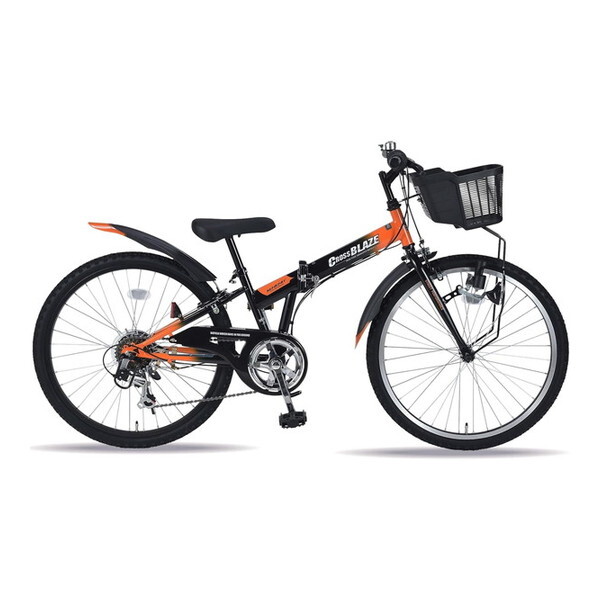 マイパラス MYPALLAS MJ824F BK 折畳ジュニアMTB24・6SP ブラック [マウンテンバイク (24インチ・6段変速)] メーカー直送