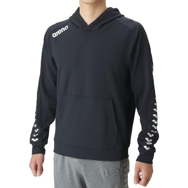 ARENA アリーナ 水泳 スウェットパーカー ARN1330 BLK L