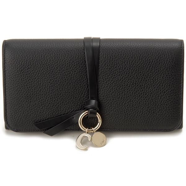 Chloe クロエ ラウンド長財布 ブラック CHC21WP942 F57 001 ALPHABET LONG WALLET BLACK 【並行輸入品】の通販は 43,080円
