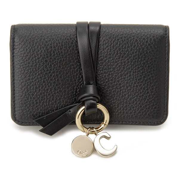 Chloe クロエ カードケース ブラック CHC21WP015 F57 001 ALPHABET CARD HOLDER BLACK 【並行輸入品】の通販は