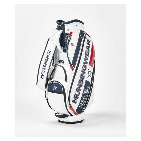 Munsingwear マンシング キャディバック 2025年モデル MG4FCB05M WH(ホワイト)