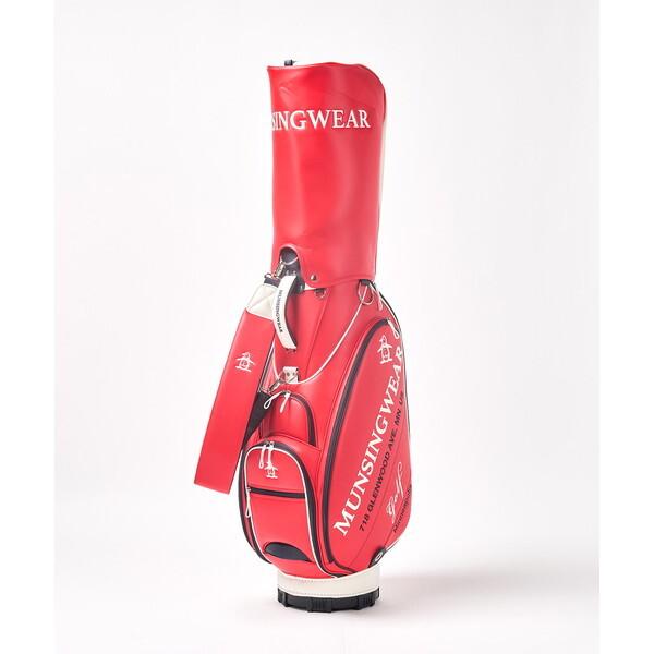 Munsingwear マンシング キャディバッグ 2025年モデル MG5SCB01M RD(レッド)の通販は