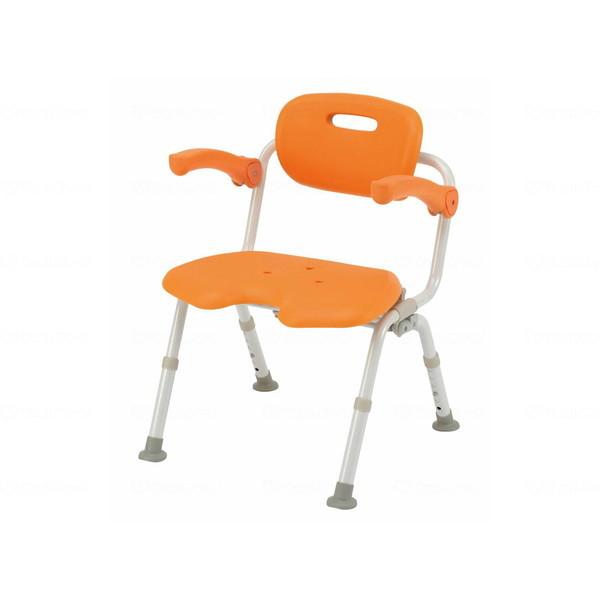 PANASONIC PN-L41621D [シャワーチェア ユクリア ワイドSPおりたたみN オレンジ U型] メーカー直送の通販は 14,261円