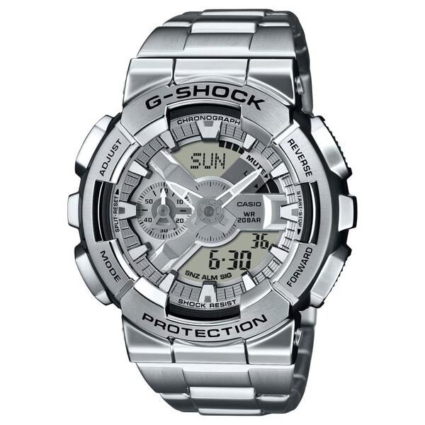 CASIO GM-110D-8AJF シルバー ANALOG-DIGITAL 110 SERIES [クォーツ腕時計 (メンズウォッチ)]