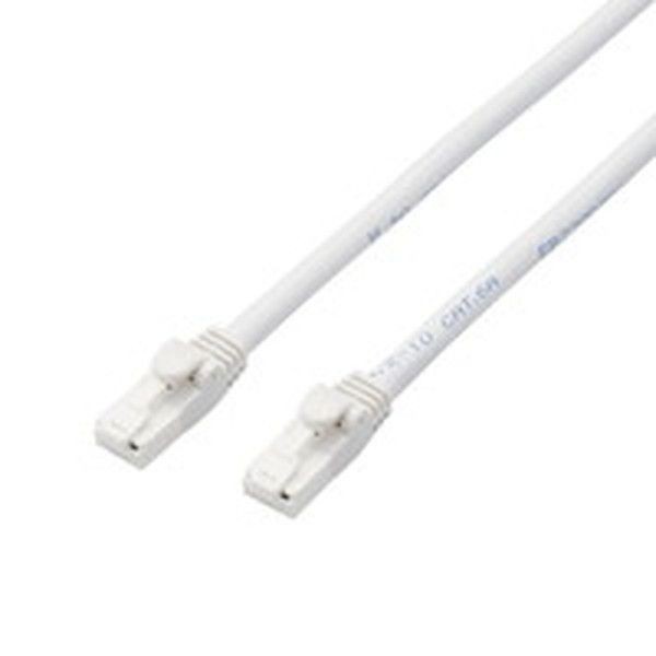 エレコム LD-GPAT WH30 RS LANケーブル CAT6A対応 EU RoHS指令準拠 爪折れ防止 簡易パッケージ仕様 30m ヨリ線 ホワ