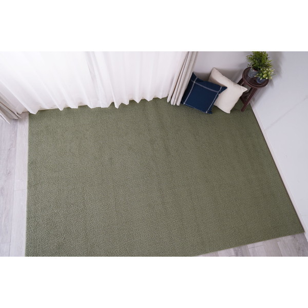 スミノエ 13472828 ピースカーペット ポルコ 江戸間8帖 グリーン メーカー直送の通販は