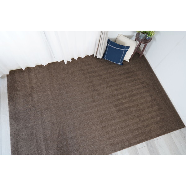 スミノエ 13137875 ピースカーペット サウンドヘイズ 江戸間6帖 ブラウン メーカー直送の通販は