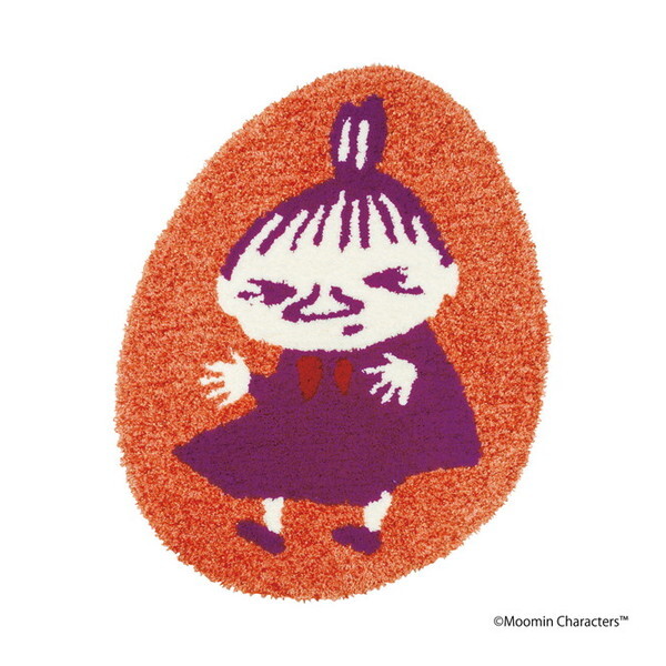 スミノエ 14303450 50×60 MOOMIN マット びっくり!リトルミイ 50×60cm オレンジ 14303450