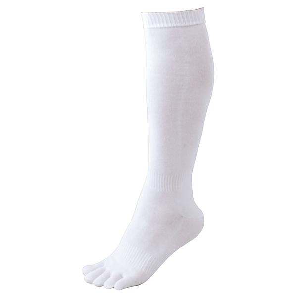 ZETT ゼット 野球アクセサリー 3P5本指ソックス ホワイト 24-27 BK035L 1100