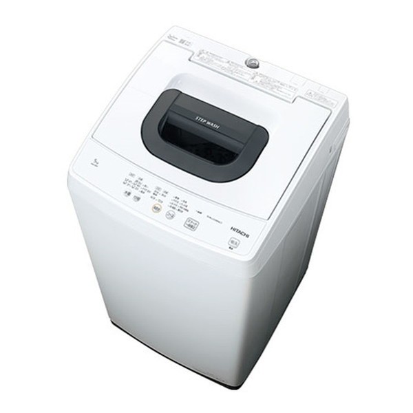 日立 NW-50H ピュアホワイト [洗濯乾燥機 (5.0kg)]【あす着】の通販は