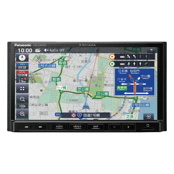 PANASONIC CN-CA01D ストラーダ [7V型ワイド フルセグチューナー AV一体型カーナビゲーション 180mmモデル]
