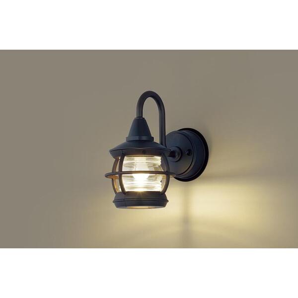 PANASONIC LGW85217F オフブラック/透明 [洋風LEDポーチライト (電球色)]