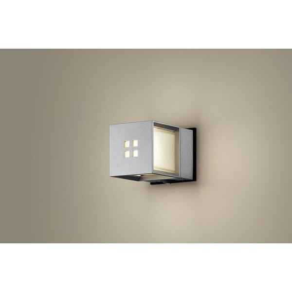 PANASONIC LGWC85041S シルバーメタリック/乳白 [洋風LEDポーチライト (電球色)]