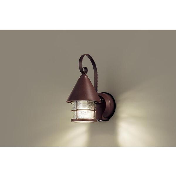 PANASONIC LGWC85044AF ダークブラウン/透明 [洋風LEDポーチライト (電球色)]