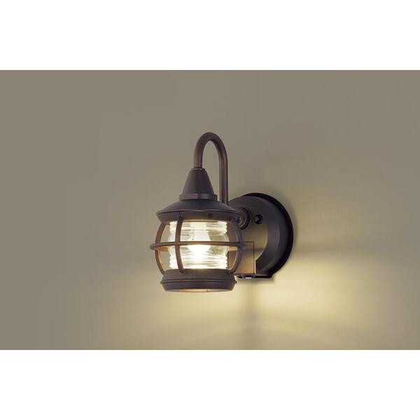 PANASONIC LGWC85216F ダークブラウンメタリック/透明 [洋風LEDポーチライト (電球色)]の通販は 22,850円