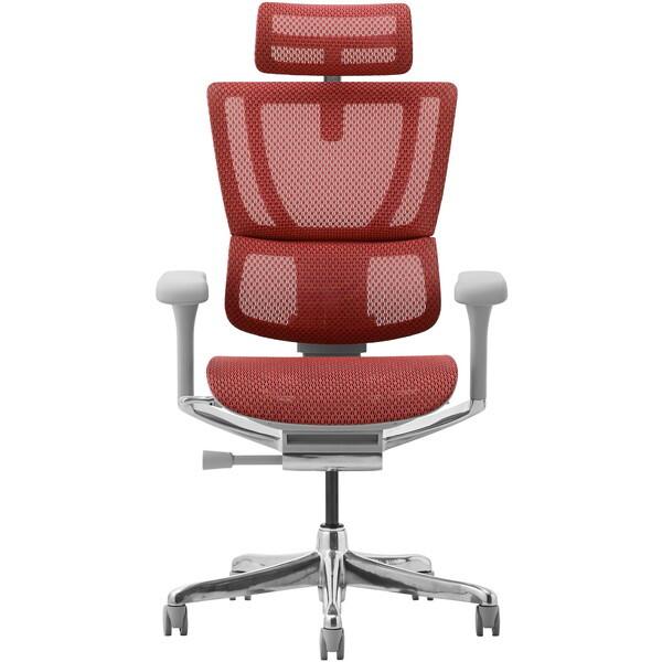 関家具 454409 Ergohuman FIT2-HAM-DR-GF-RD グレーフレーム×レッド [オフィスチェア] メーカー直送