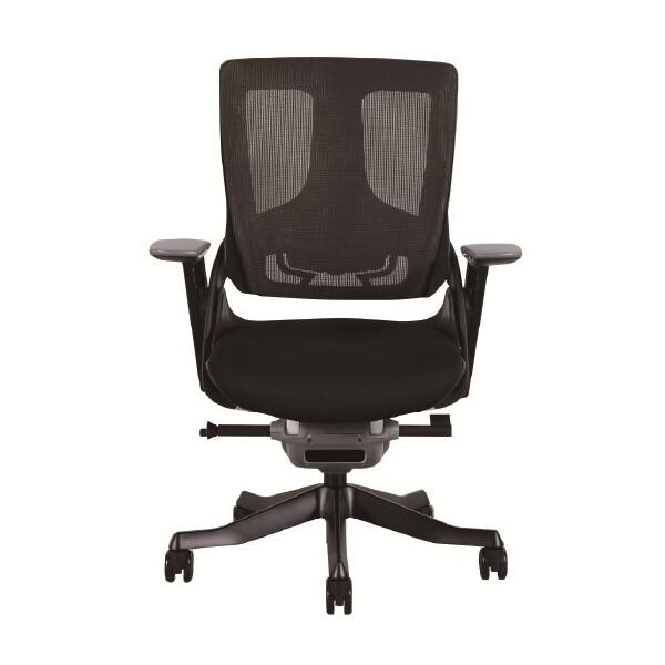 関家具 WAU LB BK 475490 ブラック [オフィスチェア] メーカー直送