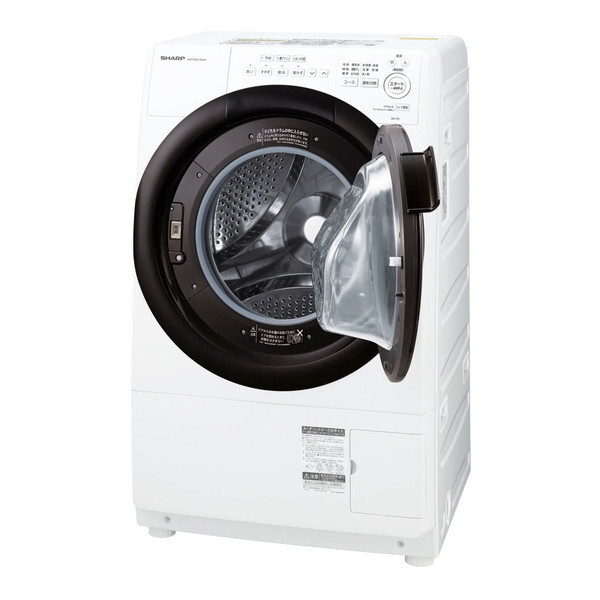 SHARP ES-7S1-WR ホワイト系 [ドラム式洗濯乾燥機 (洗濯7.0kg/乾燥3.5