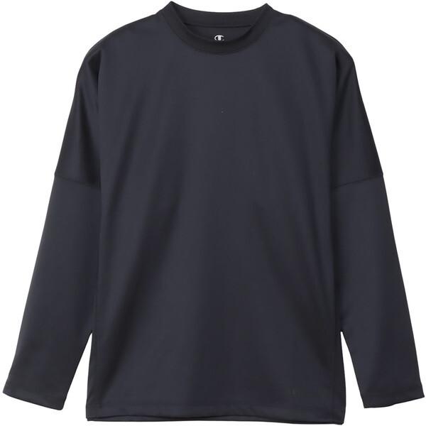 Champion チャンピオン リカバリーウエア C3-CS490 090 LONG SLEEVE T-SHIRT ブラック S [ロングTシャツメンズ]