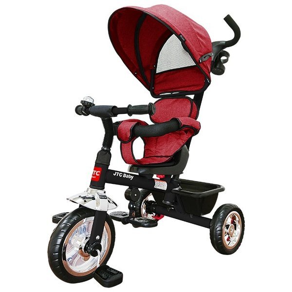 JTC 3in1tricycle ディープレッド [三輪車 (生後9ヶ月〜4歳頃まで 